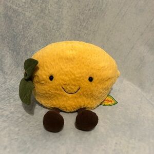 Jellycat Yellow Plush Lemon with Brown Accents
AMUSABLE LEMON 🍋